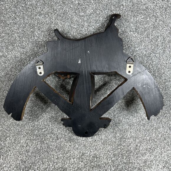 Western Wagon Wheel Horse Saddle Decor Coat Hat Rack with Hooks 14" Wide Heavy - Picture 8 of 12